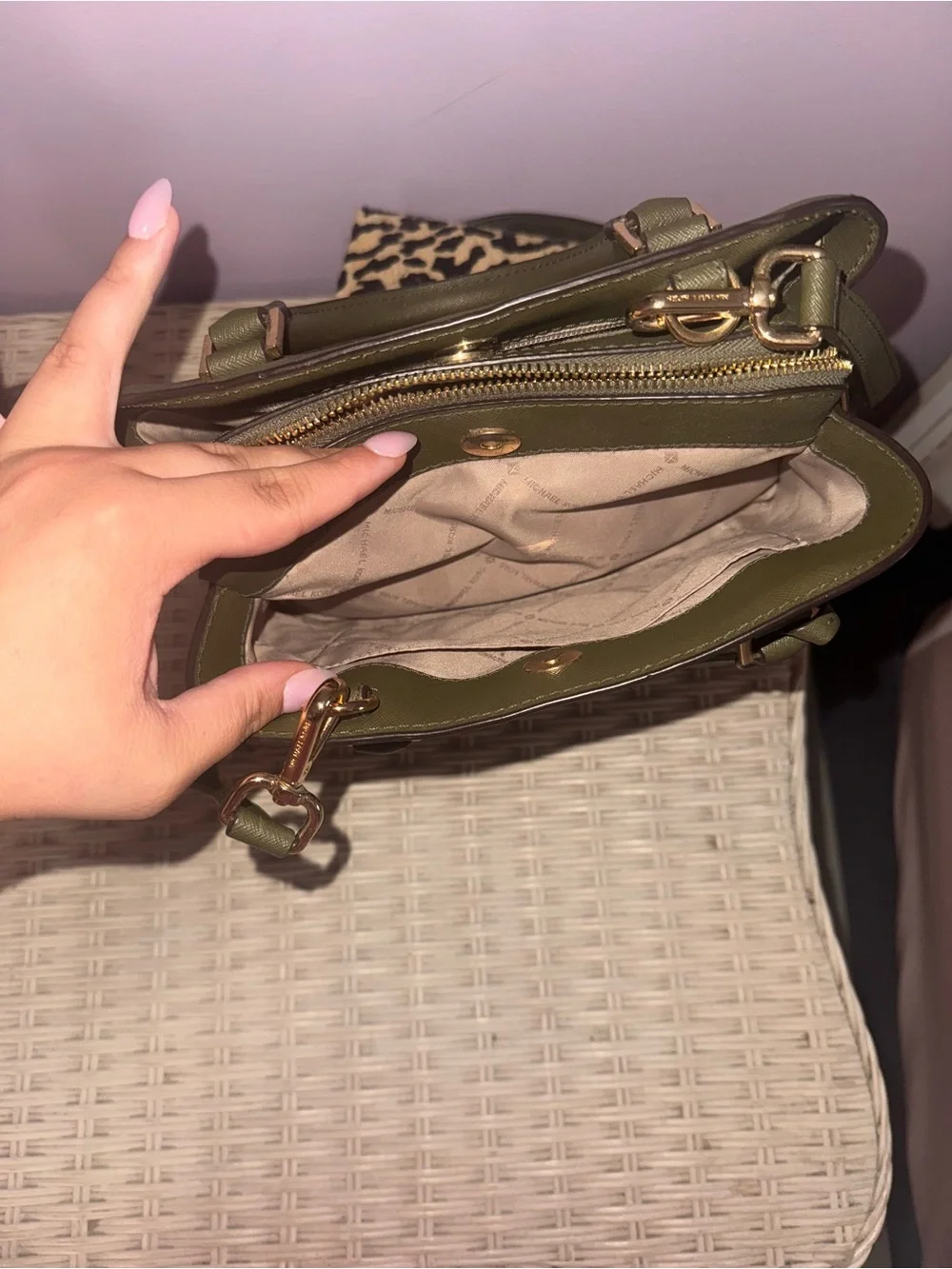 Michael Kors structured saffiano